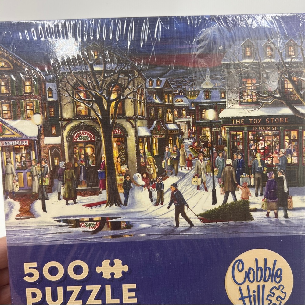 Cobble Hill Puzzle Tis The Season Christmas Party New in Box Winter Holidays